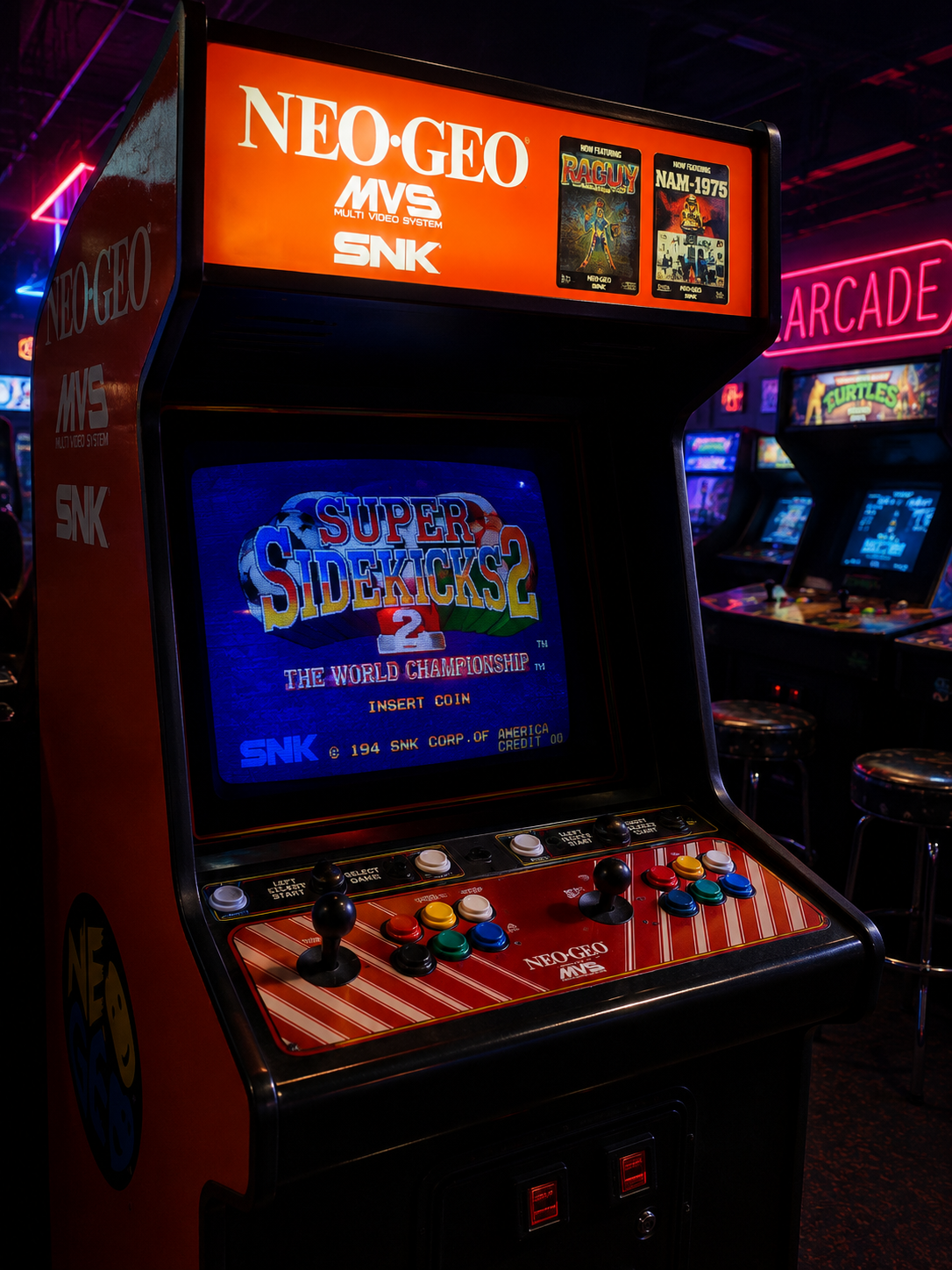 Borne d'arcade Neo-Geo MVS originale