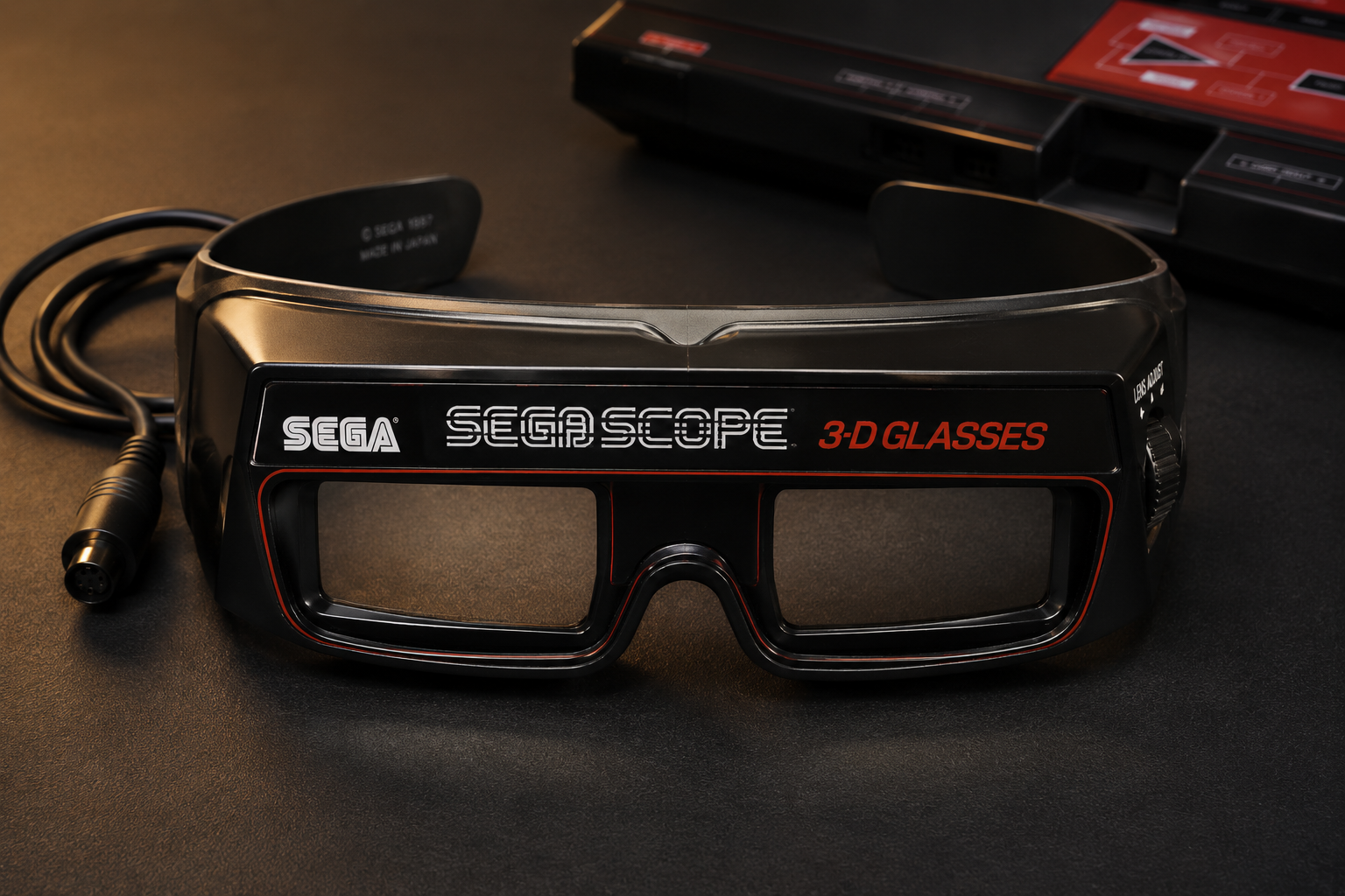 Lunettes SegaScope 3D pour la Sega Master System